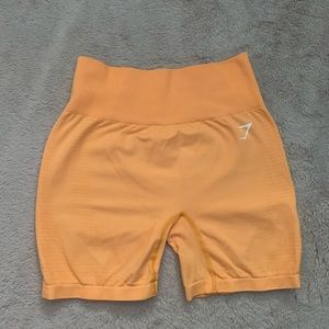 Gymshark Vital Seamless Shorts - Yellow  in Medium